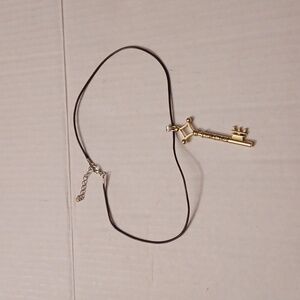 4/$30 New Metallic Key Pendant Necklace